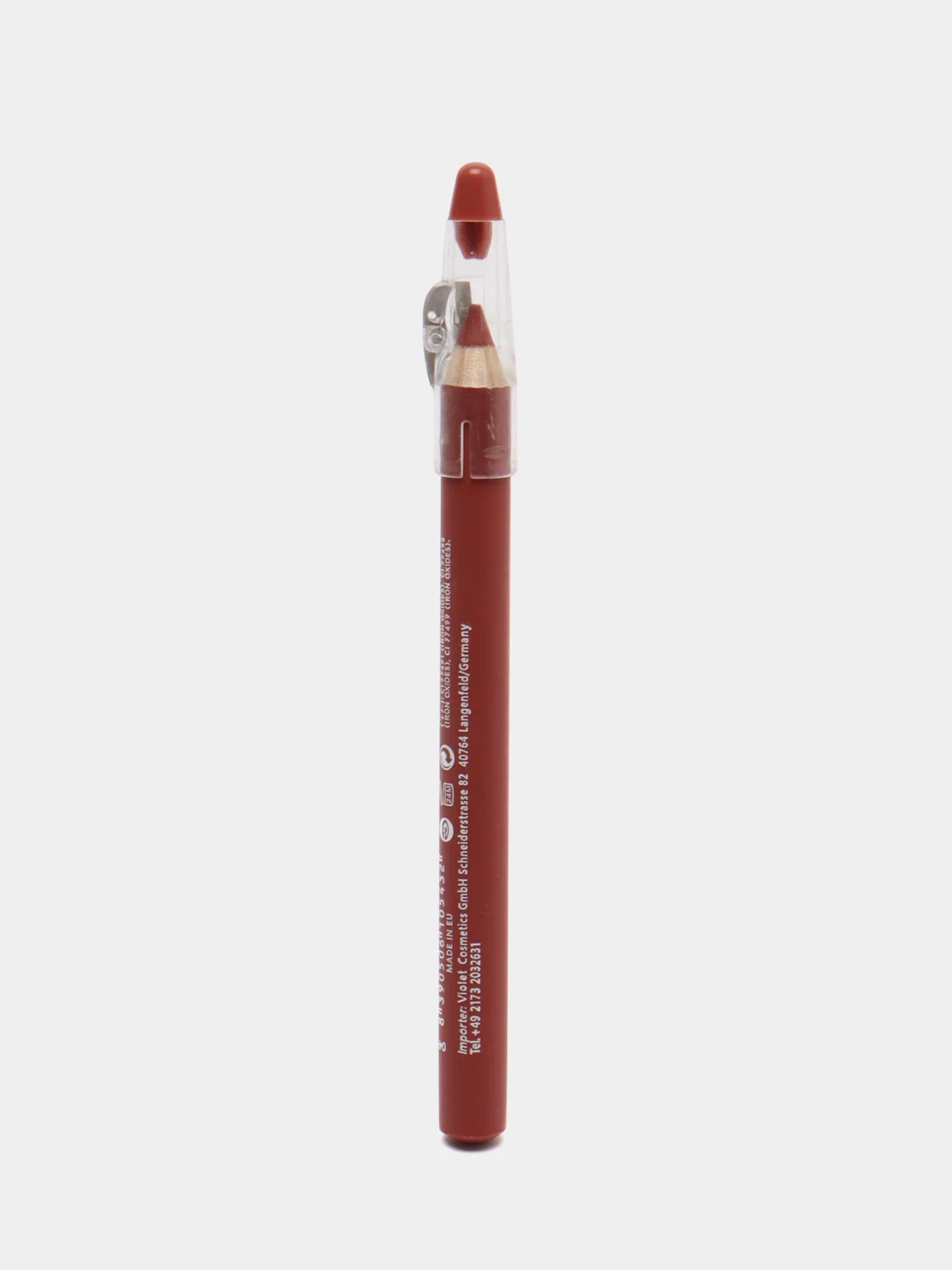 Карандаш для губ Violet Waterproof Lipstick, с точилкой, 12 цветов