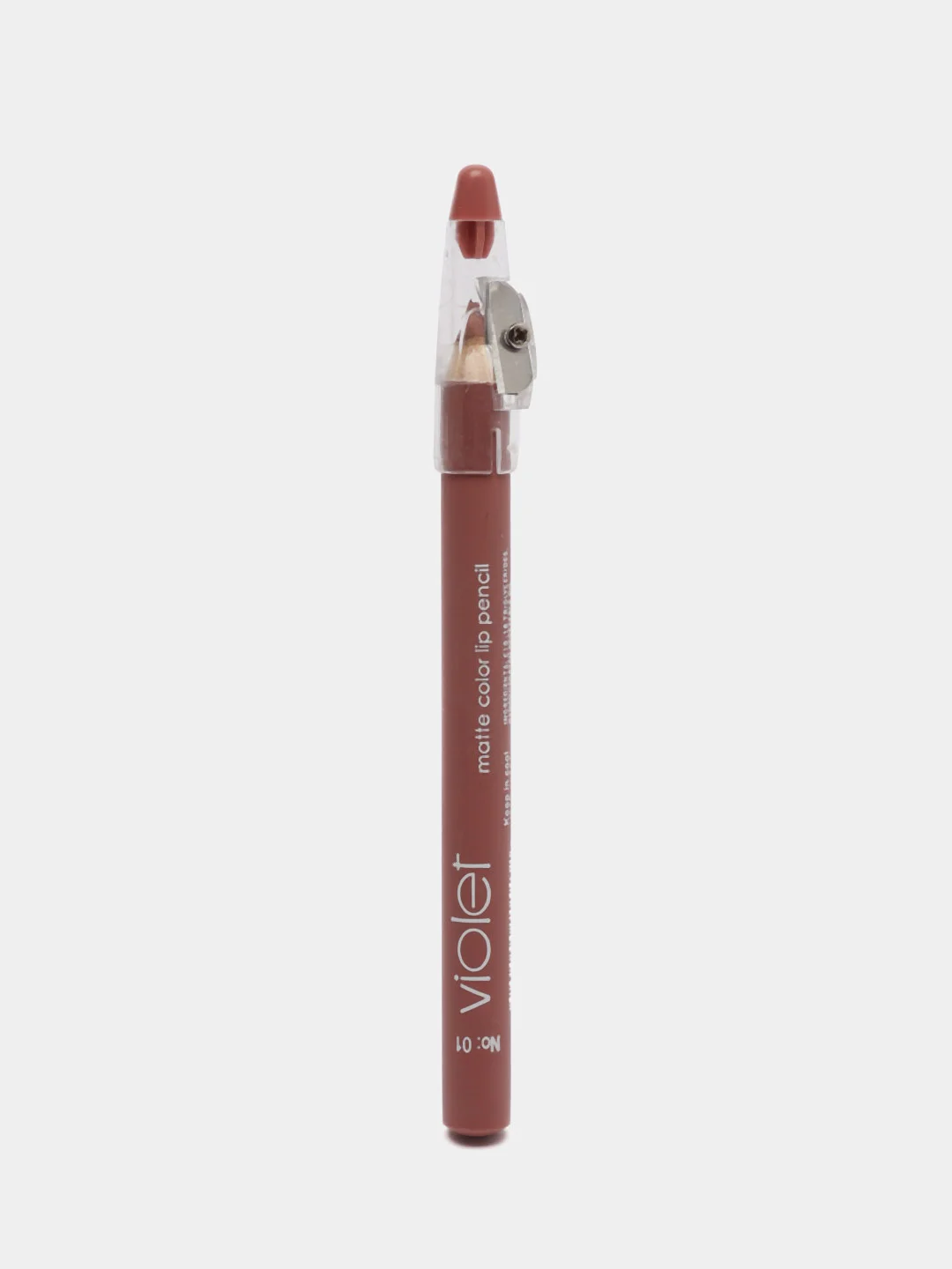 Карандаш для губ Violet Waterproof Lipstick, с точилкой, 12 цветов