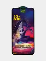 Синий меланж стекло для iPhone 11/Xr/X/13/14 Pro Max/6/7/8 Plus/Mini