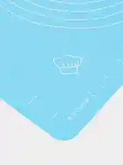 Белый коврик силиконовый, для раскатки теста