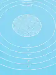 Белый коврик силиконовый, для раскатки теста