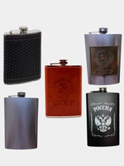 Фляжка подарочная сувенирная 8,5oz, 250 мл