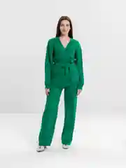 Зеленый костюм трикотажный QP Store