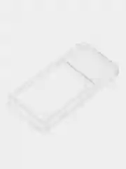 Чехол с карманом для карт iPhone X, XR, 11, Pro, Pro Max, прозрачный, силикон