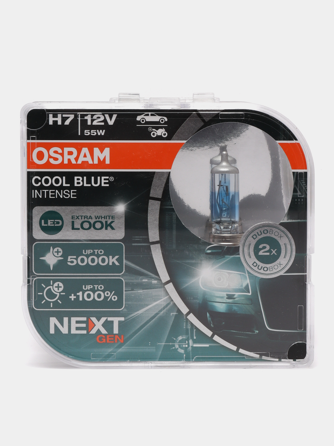 Лампа автомобильная Osram H4/Н7 Cool Blue Intense 5000K, белый свет купить  по цене 1600 ₽ в интернет-магазине KazanExpress