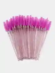 Фиолетовый щеточки для ресниц и бровей, 50 шт