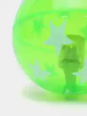 Зеленый мячик светящийся