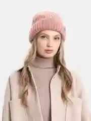 Коралловый шапка женская "Ива"