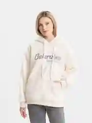Белый худи женское, оверсайз