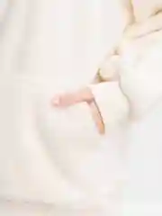 Белый худи женское, оверсайз