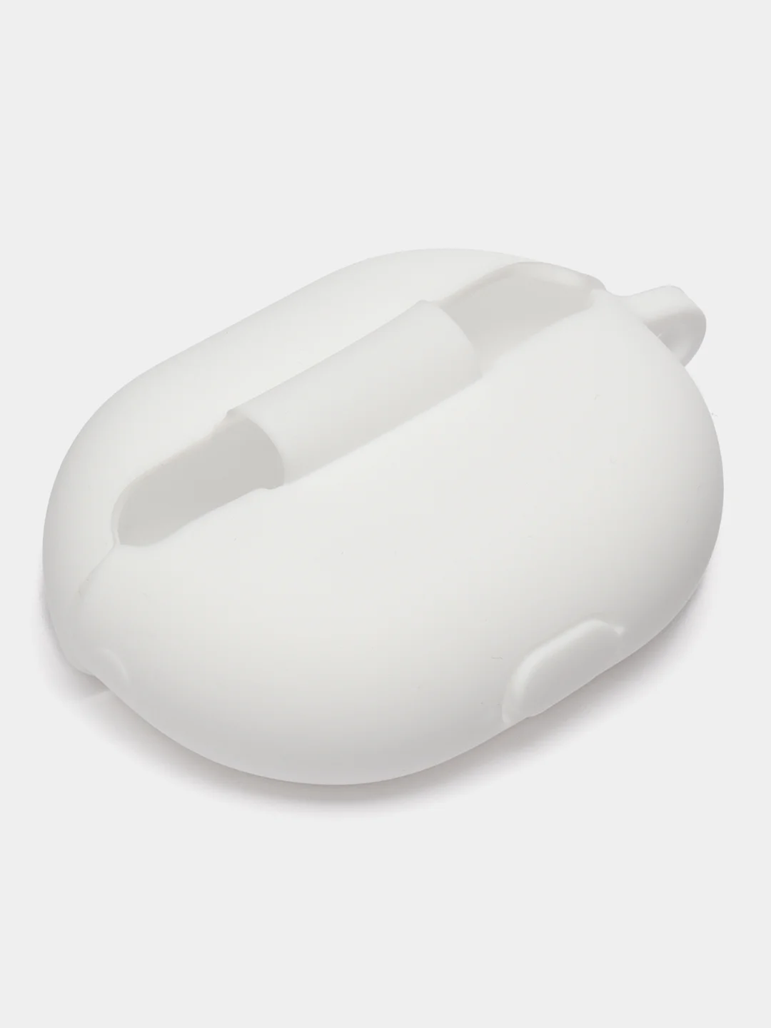Белый чехол на Huawei Freebuds Pro для беспроводных наушников силиконовый КАРТОФАН матовый