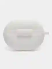 Белый чехол на Huawei Freebuds Pro для беспроводных наушников силиконовый КАРТОФАН матовый