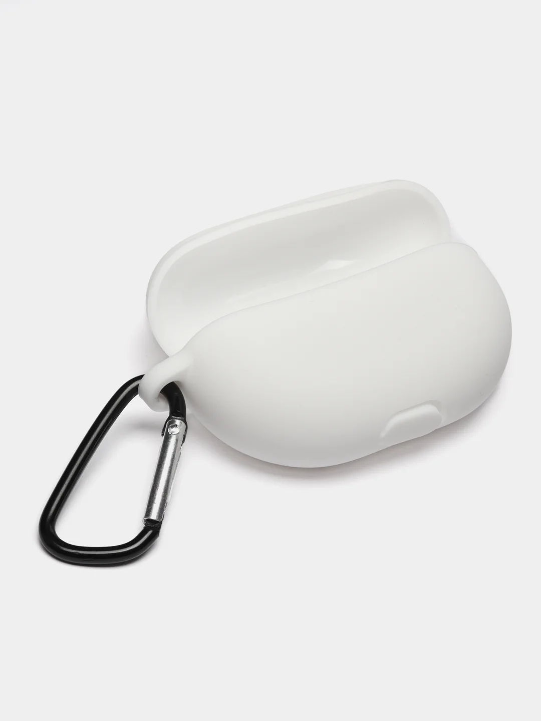 Белый чехол на Huawei Freebuds Pro для беспроводных наушников силиконовый КАРТОФАН матовый