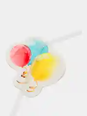 Соломки PROCOS Sparkling Balloons для напитков, с декорацией, 6 штук