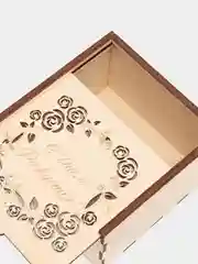 Деревянная шкатулка, подарочная коробка из дерева