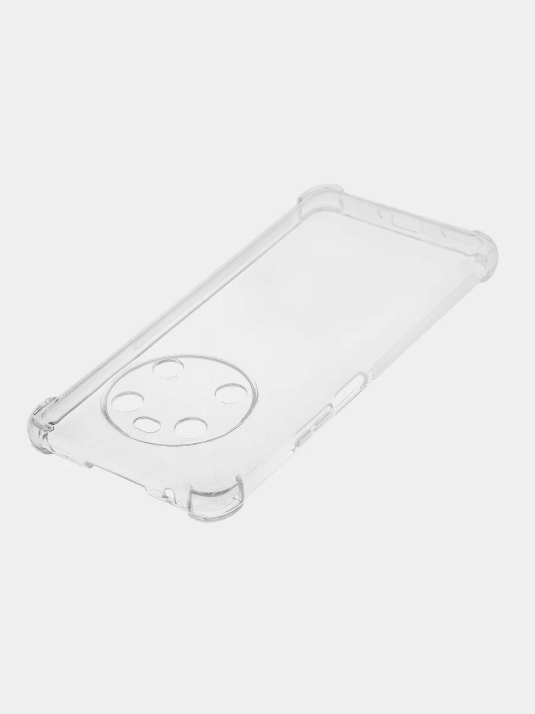 Прозрачный противоударный чехол BROSCORP для Honor X9 силиконовый с усиленными углами и защитой камер