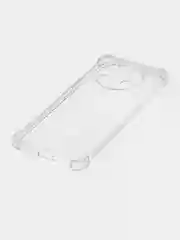 Прозрачный противоударный чехол BROSCORP для Honor X9 силиконовый с усиленными углами и защитой камер