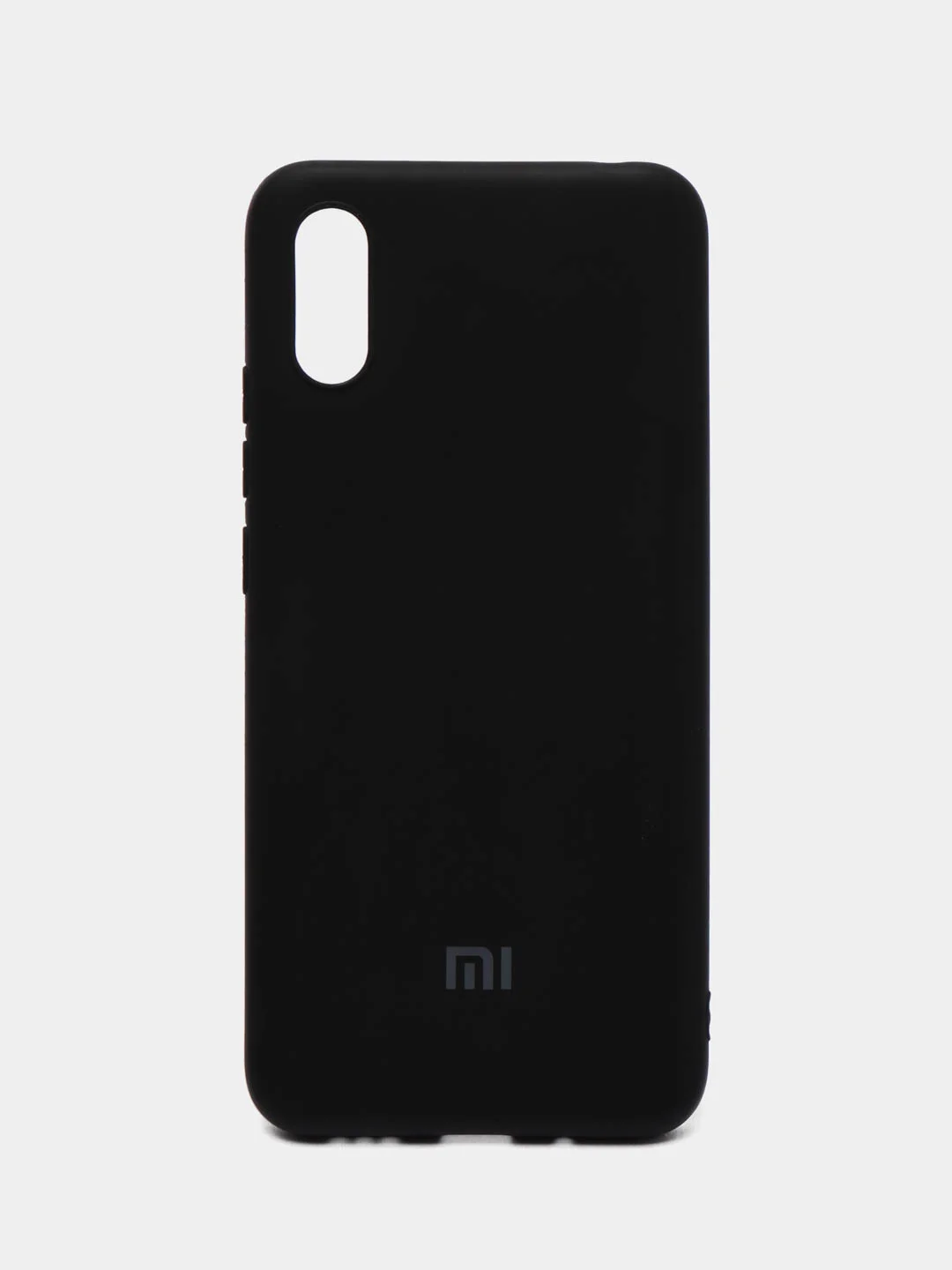 Черный чехол Silicone Case для Redmi 9A