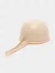 Бежевый ковш круглый