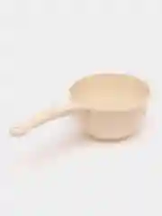Бежевый ковш круглый