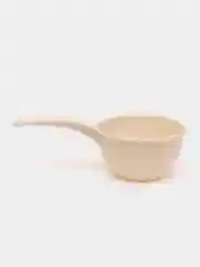 Бежевый ковш круглый