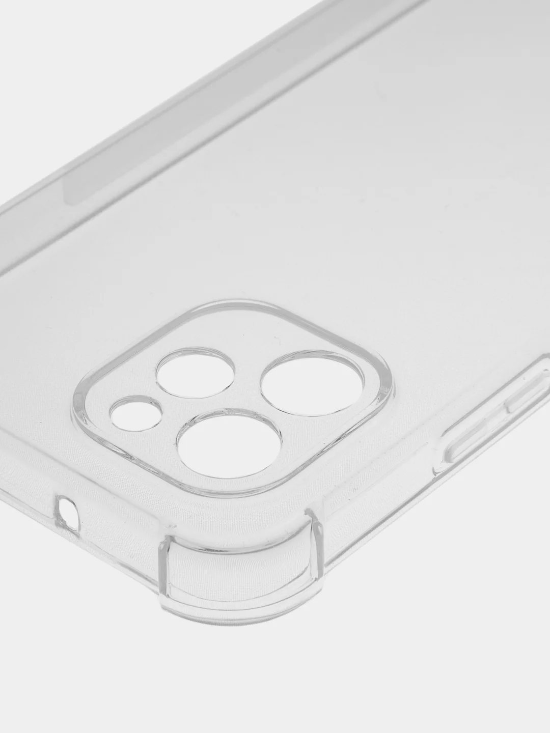 Прозрачный противоударный чехол для Huawei Nova Y61 силиконовый BROSCORP с усиленными углами