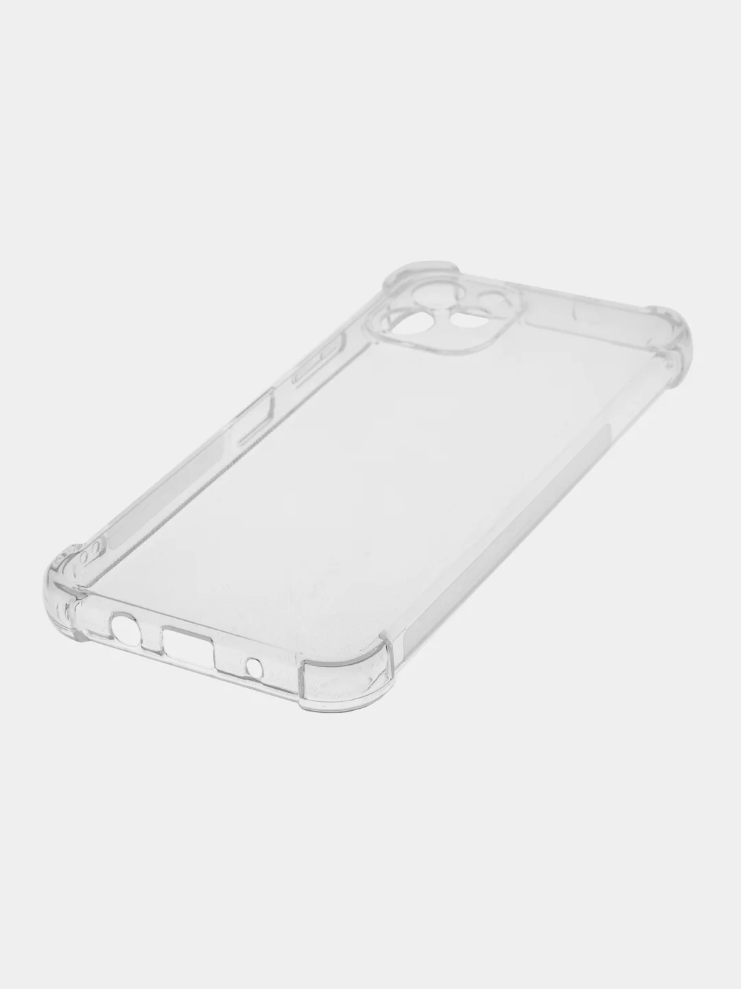 Прозрачный противоударный чехол для Huawei Nova Y61 силиконовый BROSCORP с усиленными углами