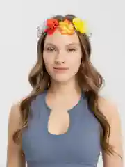Светло-оранжевый гавайские аксессуары