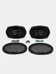 Черный автомобильные колонки Pioneer TS-A6999S, 1000 Вт, 2 штуки и TS-A6998А, 1200 Вт