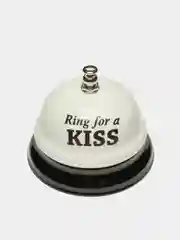 Звонок настольный "Ring for a kiss", 7,5 х 7,5 х 6 см