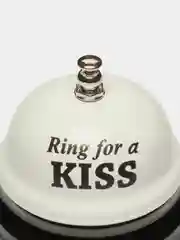 Звонок настольный "Ring for a kiss", 7,5 х 7,5 х 6 см