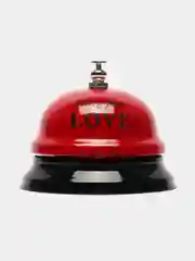 Звонок настольный "Ring for a love", 7.5 х 7.5 х 6 см