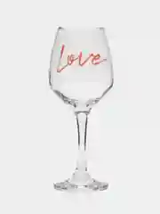 Бокал для вина "Love", деколь, 350 мл