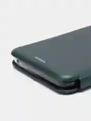 Зеленый чехол-книжка Vivo T1 4G / Виво Т1 4Г