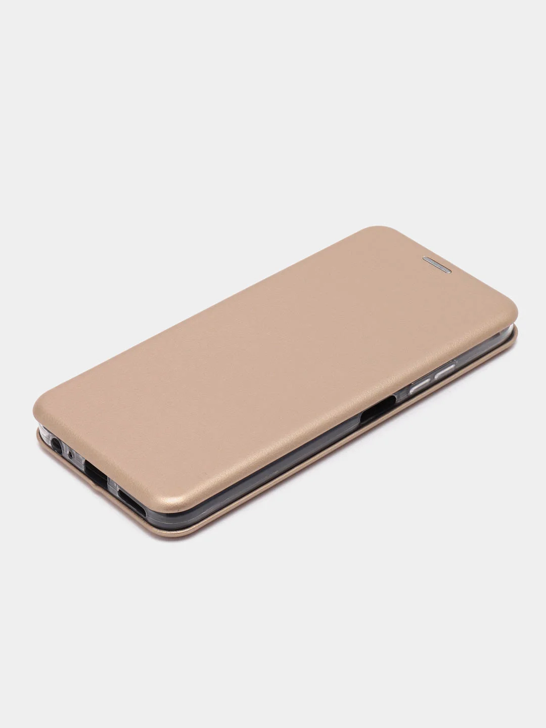 Золотой чехол-книжка для Tecno POP 6 Pro (Техно Поп 6 ПРО)