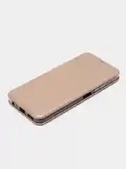 Золотой чехол-книжка для Tecno POP 6 Pro (Техно Поп 6 ПРО)