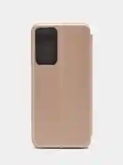 Золотой чехол-книжка для Tecno POP 6 Pro (Техно Поп 6 ПРО)