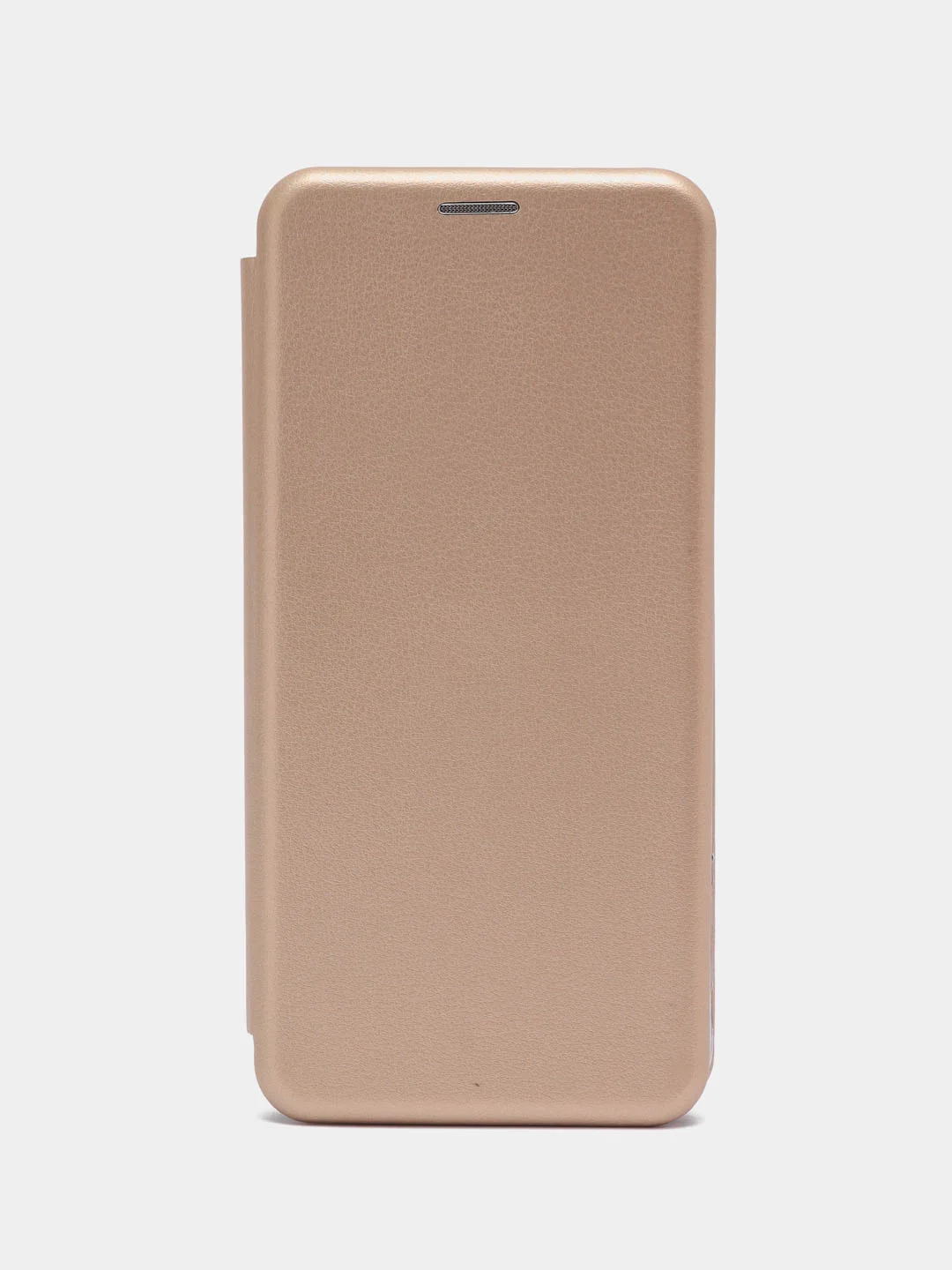 Золотой чехол-книжка для Tecno POP 6 Pro (Техно Поп 6 ПРО)