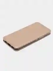Золотой чехол-книжка Vivo T1 4G / Виво Т1 4Г