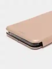 Золотой чехол-книжка Vivo T1 4G / Виво Т1 4Г