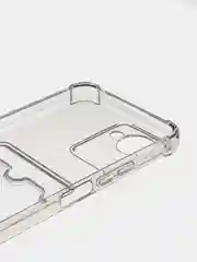 Прозрачный противоударный чехол BROSCORP для Realme Narzo 50i Prime, C30S, C30 силиконовый с карманом