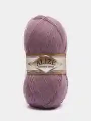 Сиреневый пряжа Alize Angora Gold, 20% Шерсть 80% Акрил, 100 г, 550 м (часть 1)
