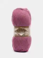 Пурпурный пряжа Alize Angora Gold, 20% Шерсть 80% Акрил, 100 г, 550 м (часть 1)