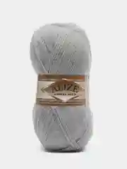 Серый пряжа Alize Angora Gold, 20% Шерсть 80% Акрил, 100 г, 550 м (часть 1)