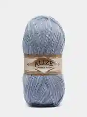 Синий меланж пряжа Alize Angora Gold, 20% Шерсть 80% Акрил, 100 г, 550 м (часть 1)