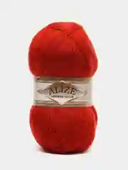 Терракотовый пряжа Alize Angora Gold, 20% Шерсть 80% Акрил, 100 г, 550 м (часть 1)