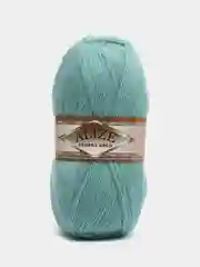 Бирюзовый пряжа Alize Angora Gold, 20% Шерсть 80% Акрил, 100 г, 550 м (часть 1)