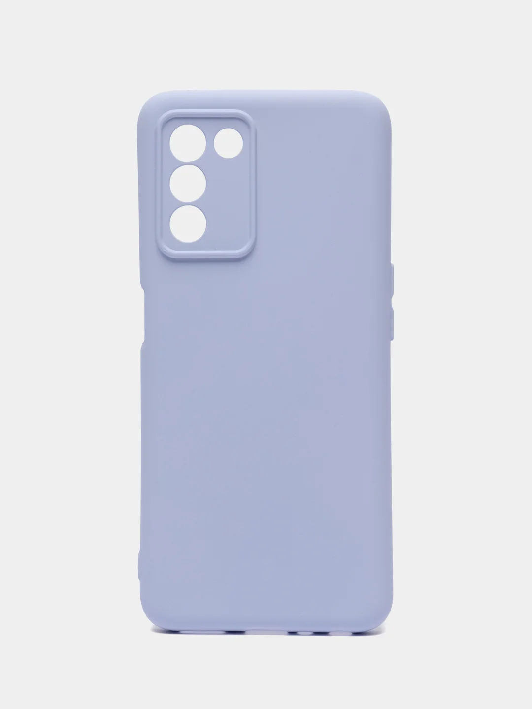 Небесно-голубой чехол силиконовый для Realme Q3s / Реалми Q3s Silicone Cover