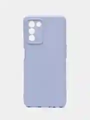 Небесно-голубой чехол силиконовый для Realme Q3s / Реалми Q3s Silicone Cover