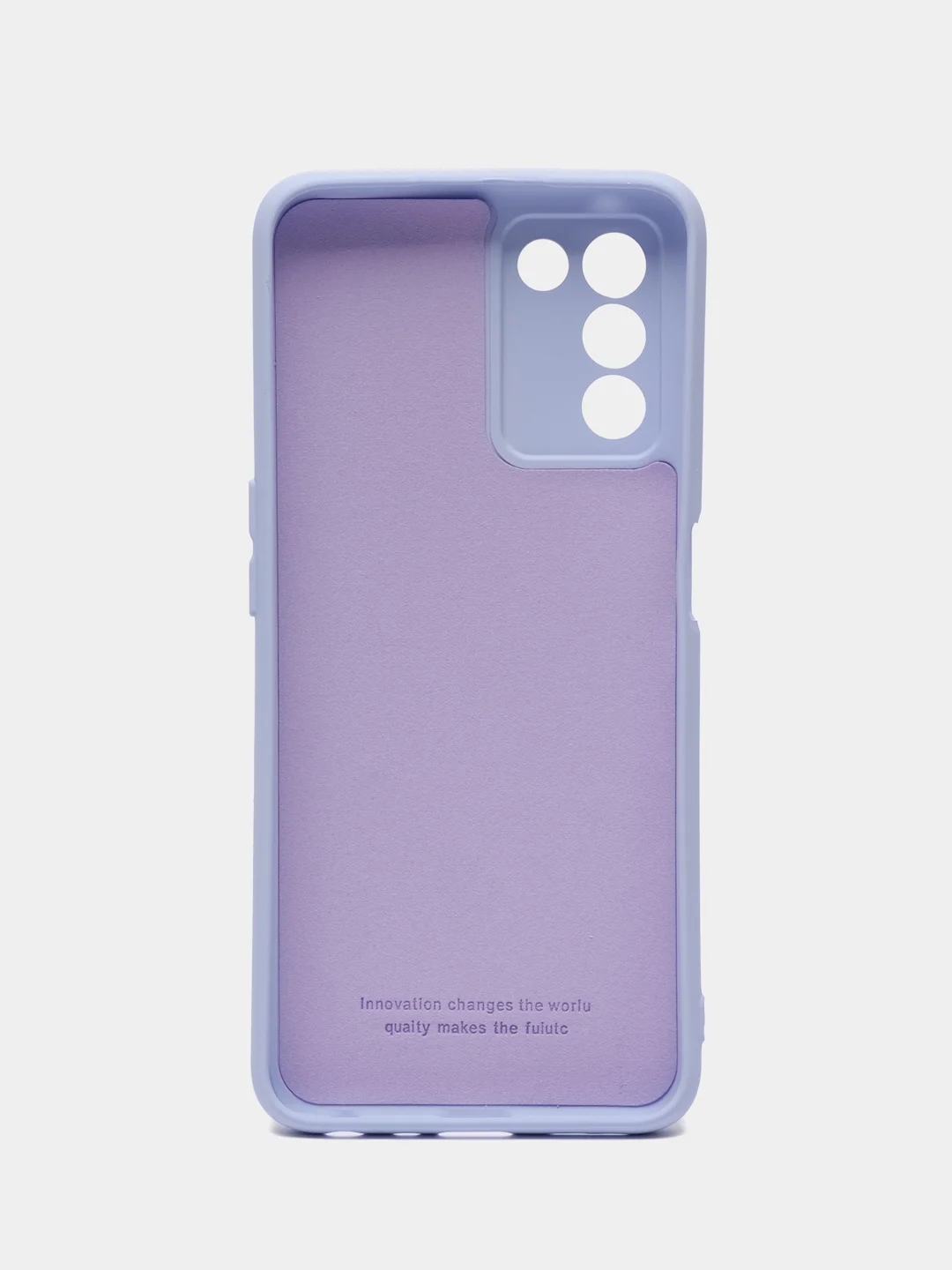 Небесно-голубой чехол силиконовый для Realme Q3s / Реалми Q3s Silicone Cover